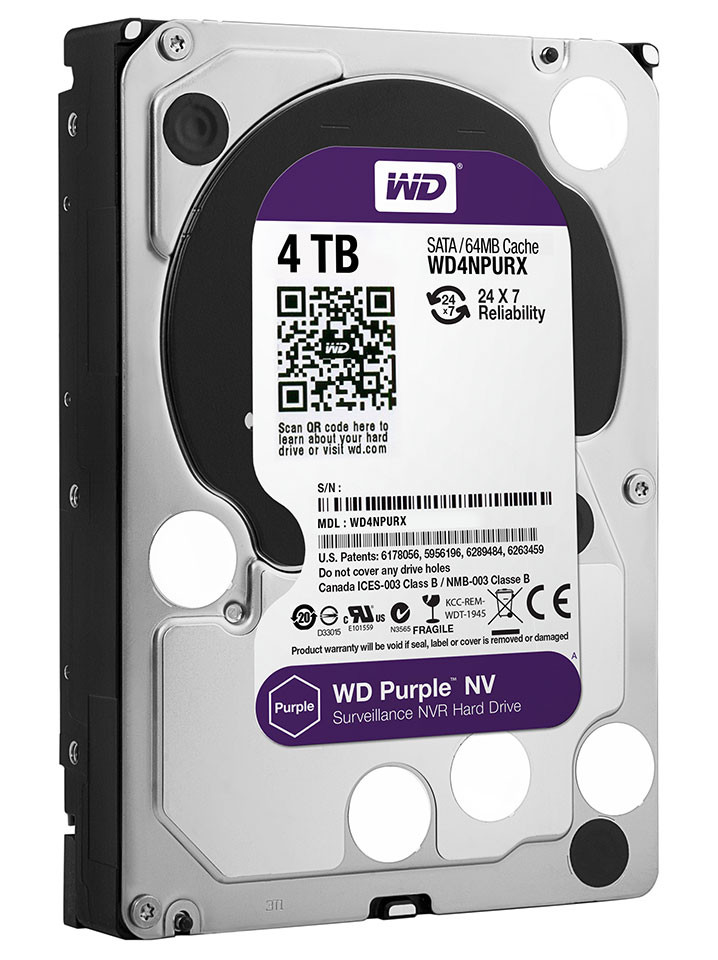 DISCO DURO 4TB ESPECIAL DVR WD PURPLE