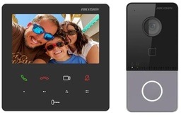 [DS-KIS606-P] KIT DE VIDEOPORTERO IP DS-KV6113-PE (C) + DS-KH6110-WEI